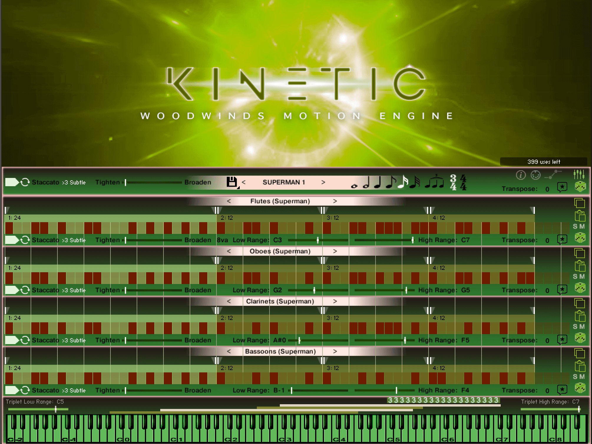 Kinetic Woodwinds Motion Engine (KONTAKT) Full