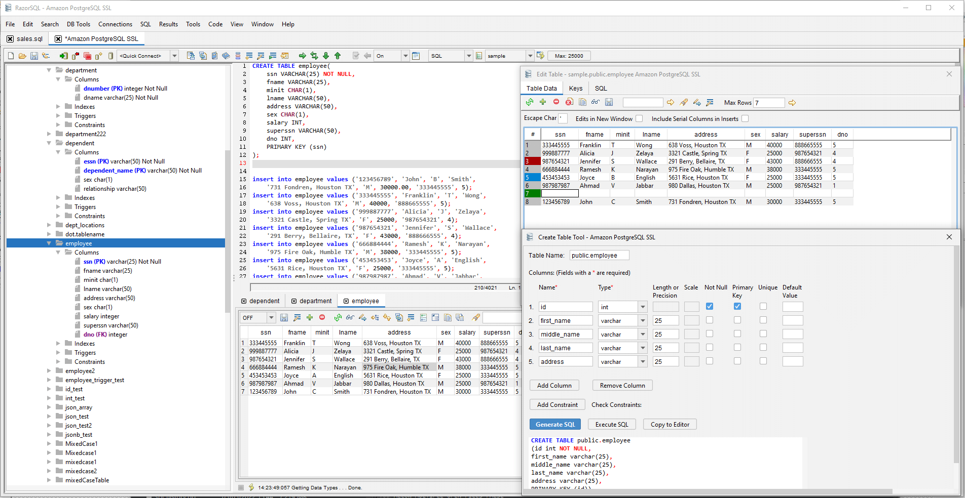 RazorSQL 10.5 Free Download Full